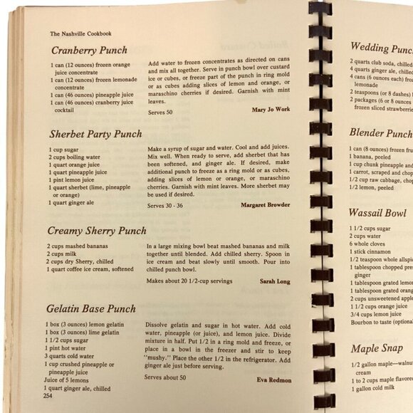 The Nashville Cookbook Area Home Economics Association 1977 Third Printing - Picture 11 of 12
